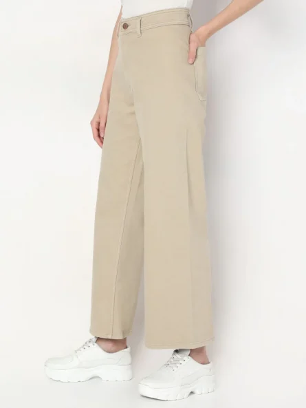 BLACK HIGH RISE WIDE LEG JEANS - Image 7