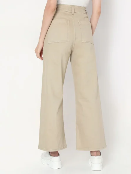 BLACK HIGH RISE WIDE LEG JEANS - Image 6