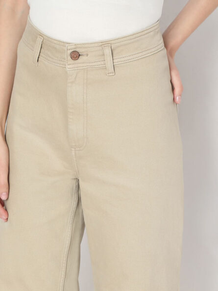 BLACK HIGH RISE WIDE LEG JEANS - Image 4